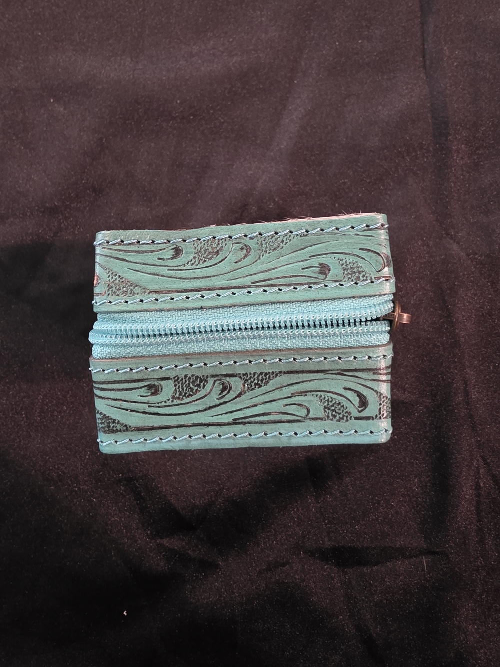 Cowhide Ring Box - Picture 3 of 3